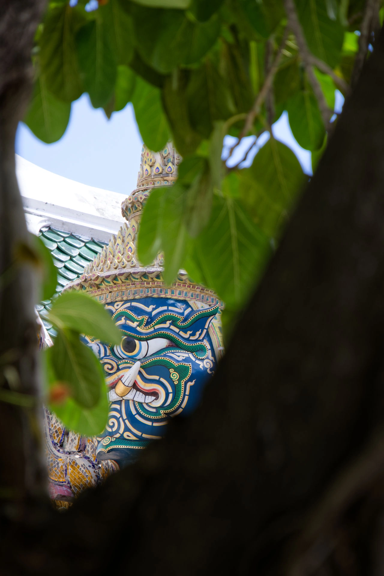 Thao Wessuwan à travers les arbres